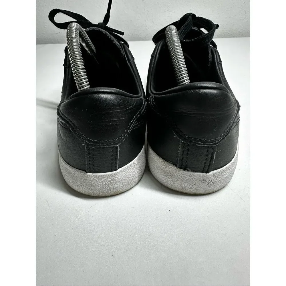 Converse All Star Breakpoint OX Sneakers Leather Black White Womens Sz 8 157802C - Picture 2 of 14